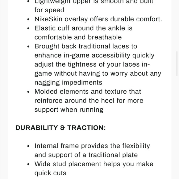 Nike Vapor Football Cleats-size 10 - Picture 5 of 6